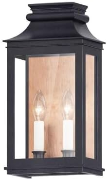 Maxim Savannah VX - 2 Light Outdoor Wall Mount-15.25 Inches Tall and 7.75 Inches Wide-Antique Copper/Black Oxide Finish