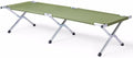 Portable Folding Camping Cot with Carry Bag for Outdoor Hiking Beach Backpacking and Travel – Lightweight Aluminum Frame Bed for Adults Army Green Compact Sleeping Cot for Tent or Outdoor Rest