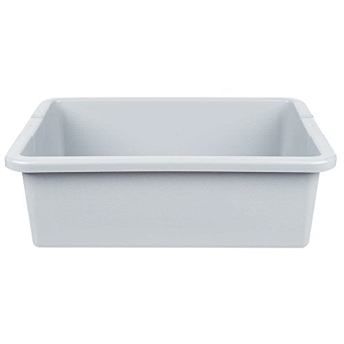 Rubbermaid FG335192GRAY Utility Tote Box Without Lid