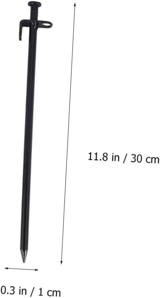 Mipcase 4Pcs Non Steel Tent Stakes Heavy Duty Ground Anchors for Camping Hiking Outdoor Activities Essential Tent Accessories for Family Gazebo Canopy