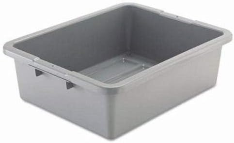 Rubbermaid Commercial - Bus/Utility Box 7.125Gal Gray Product Category: Desk Accessories &amp Workspace Organizers/Storage Containers