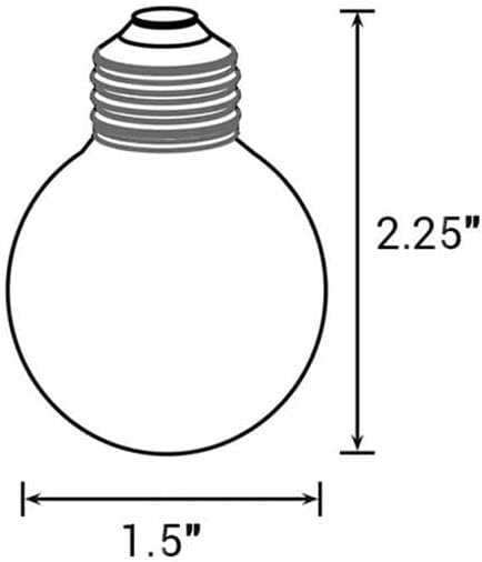 VOLT Indoor/Outdoor 120V E12 LED Bistro Lights (Black) 25 Feet