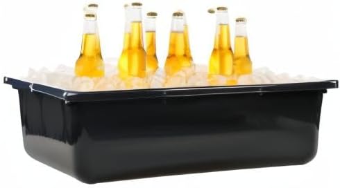 34 Liter Large Commercia Bus Tubs Plastic Bus Tray Boxes Set of 4