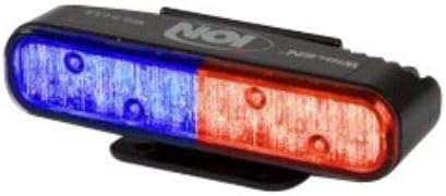 Whelen Ion Series Super-Led Emergency Lighthead - Red/Blue Warning Light for Police &amp Emergency Vehicles - Ultra Bright Professional-Grade - Durable Hard-Coated Lens - 25 Flash Patterns