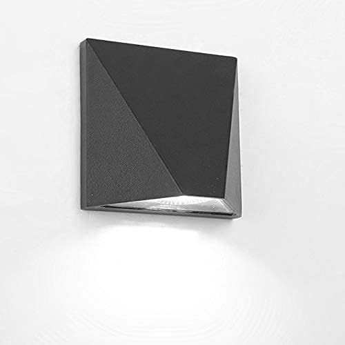 12W LED Outdoor External Wall Sconces Door Gate Light Waterproof Fixture lamp Black Pure White