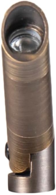 VOLT 12V 2W Nano Brass LED Outdoor Spotlight (Bronze) 85 Lumens 2700K Warm White for Low Voltage Landscape Lighting in Yard Lawn Planter Garden Shrub or Flower Bed
