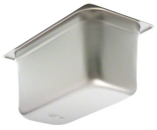 Update International 6 Third-Size Anti-Jam Steam Table PanSilver