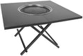 Portable Grill Table - Folding Outdoor Cooking Table for BBQ Picnic Camping Hiking Beach - Quick Installation Durable Construction