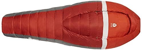 Sierra Designs Backcountry Bed 20 Degree Sleeping Bag with 650 Fill Dridown - Lightweight Zipperless Down Sleeping Bag for Camping &amp Backpacking -Men Women &amp 2 Person