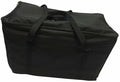 Intedge CIFC-1BLK Insulated Food Carrier Rectangular 22 x 12 x 12 1 Foam Insulation Durable Cadura Nylon Construction Made in USA Black 1 Each