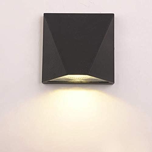 12W LED Outdoor External Wall Sconces Door Gate Light Waterproof Fixture lamp Black Warm White