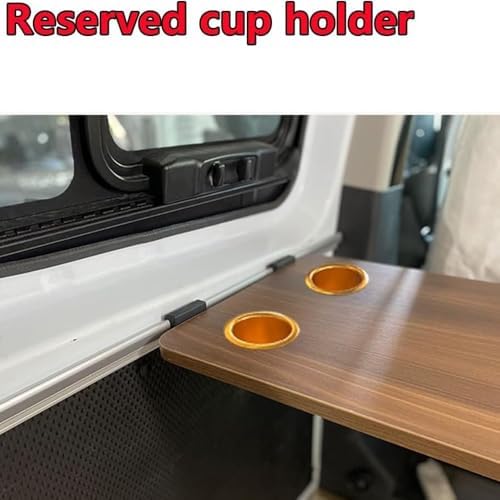 Wall Mounted RV Dinette Table - Folding Dining Table for Home Office Bedroom &amp Kitchen - Compact 15x31 &amp 14x28 (Yellow Oak 79x39cm/31 x15.5)