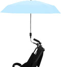 Chair Umbrella with Clamp Adjustable Umbrella for Chair Stroller Umbrella Parasol Waterproof Umbrella for Beach Chair Wheelchair Stroller Camping Chair