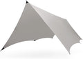 KAMMOK Kuhli Ultralight | Versatile Weather Shelter (Waterproof Durable Portable Camping Tarp Hammock Tarp Rain Cover) Crater Gray