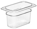 Cambro 94CW135 Food Pan 1/9 X 4 Camwear Clear Case of 6