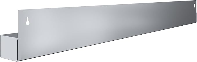 Stainless Steel Speed Rails - Bottle Rack for Bars Restaurants and Service Stations | Wall or Counter Mount (60 Single Rail)
