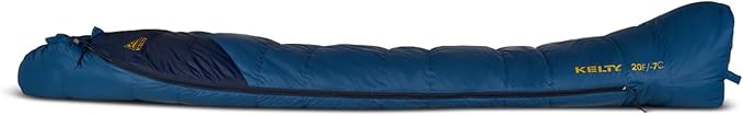 Kelty Cosmic 20 Down Mummy Sleeping Bag for Backpacking Campers 550 Fill Power Recycled Fabrics with PFAS-Free DWR Designed in Sunny Colorado