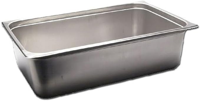 Winco Anti-Jamming Steam Pan 1/3 by 6-Inch 24-Gauge