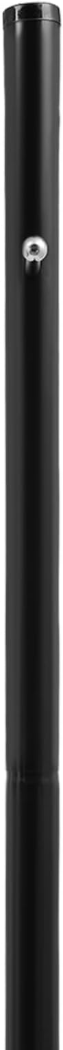 6.5FT Outdoor Lamp Post Split Street Light Pole with Cross Arm Base Mount Lighting Post Fixtures for Courtyard Parking Lot Fits Standard 3 Post Top Fixtures (6.5FT 76mm Base Mount)