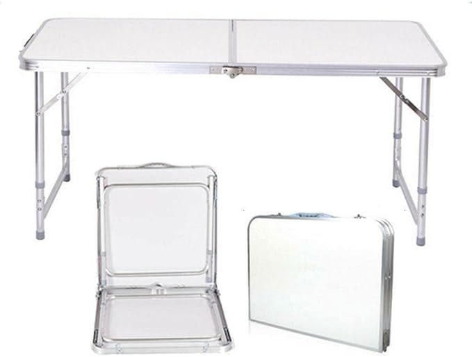 4ft Aluminum Camping Folding Table Portable Office Camping Picnic BBQ Outdoor