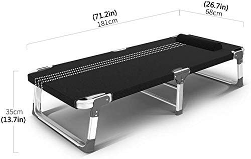 Chaise zéro gravité Portable inclinable pliante lit pliant Bureau économique lit Simple inclinable à la Maison Pause déjeuner sieste artefact lit Simple lit de