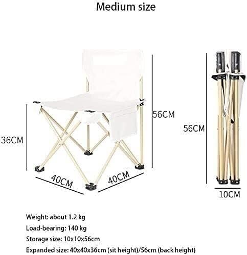 Folding Sling Back Portable Chair for Camping Outdoor Events BBQs Beaches &amp Picnics – Sturdy Frame Storage Bag 130-140kg Capacity