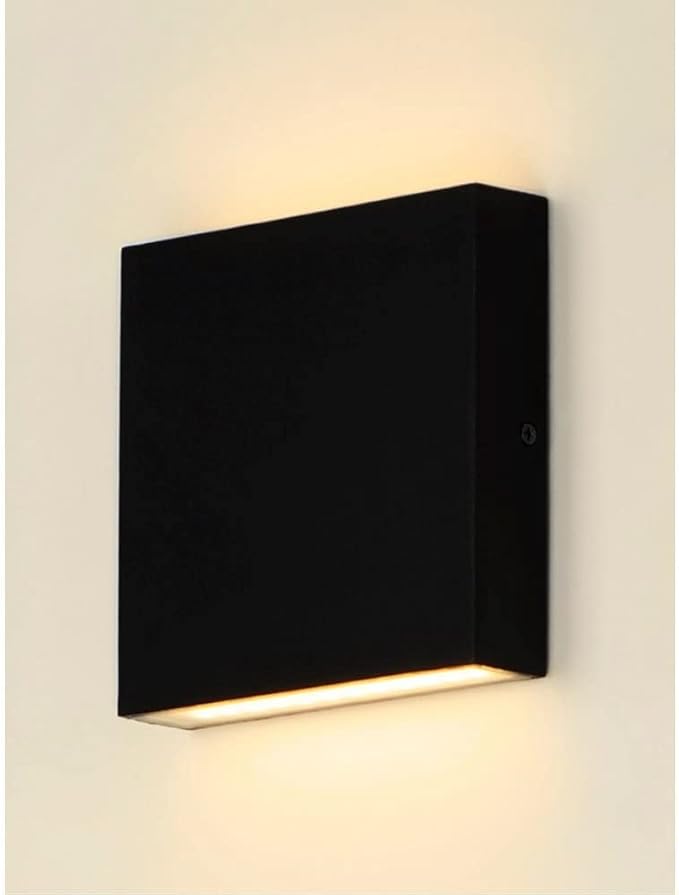 ET2 Brik-8W 2 LED Outdoor Wall Mount-4.75 Inches Wide by 4.75 inches high-White Finish