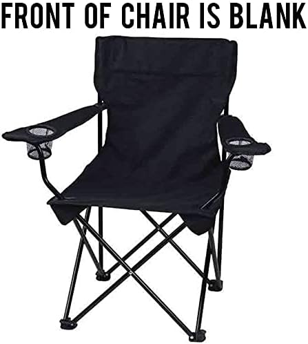 VictoryStore Outdoor Camping Chair - Soccer Mom Black Folding Camping Chair with Carry Bag