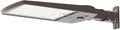 Lithonia Lighting LED Outdoor Area Light Fixture LED Parking Lot Light with Adjustable Brightness 3-in-1 Selectable White Color 4-in-1 Switchable Distribution UVOLT Wall or Pole Mount Bronze