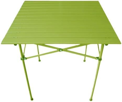 TA2727G Tall Aluminum Portable Table with Carrying Bag Green