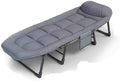 Outdoor Folding Bed – Features Skin-Friendly Breathable Fabric with an Enlarged and Thickened Mattress ergonomically Thickened Pillow Reinforced Bed Frame for Durability (350LBS)