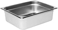 Soro Essentials- Half Size 4 Deep Stainless Steel Anti-Jamming Steam Table Pan 22 Gauge- Chafer Food Pan Stackable Anti-Jam Steam Pan for Hotel Restaurant Supplies Party Buffet Event Catering