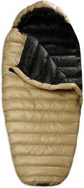 Western Mountaineering Dreamlite Sleeping Bag: 35F Down Sand/Black 6ft 6in/Left Zip