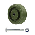 4 X1.5 High Temperature Caster Wheels: -40° F to +475° F Epoxy Resin Wheel (Made in USA) Ball Bearing-3/8 Bore Heavy Duty-700LB Capacity(10 Pack)