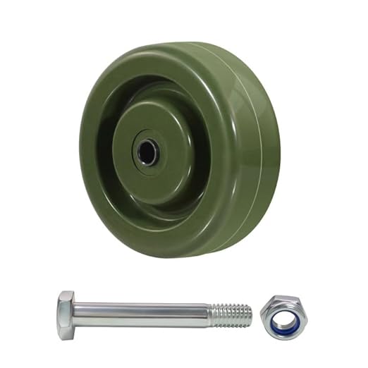 4 X1.5 High Temperature Caster Wheels: -40° F to +475° F Epoxy Resin Wheel (Made in USA) Ball Bearing-3/8 Bore Heavy Duty-700LB Capacity(10 Pack)