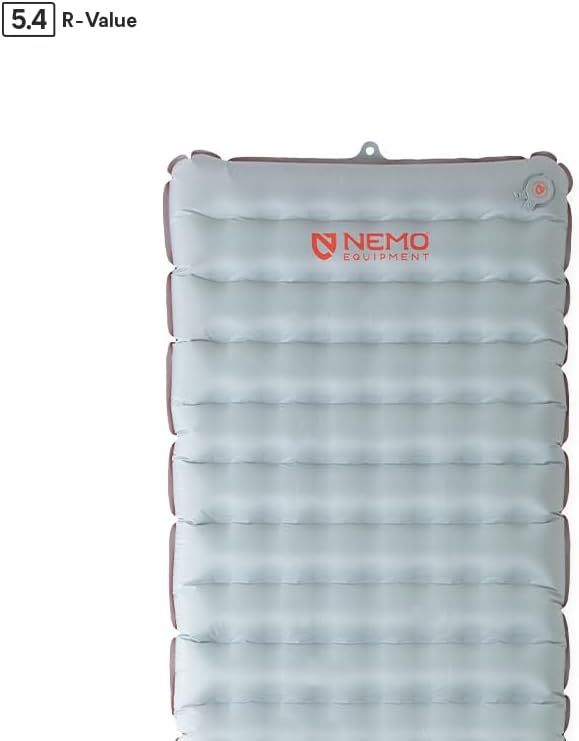 Nemo Equipment Tensor All-Season Ultralight Insulated Sleeping Pad - Regular (72x20) - Blade/Spicy Orange
