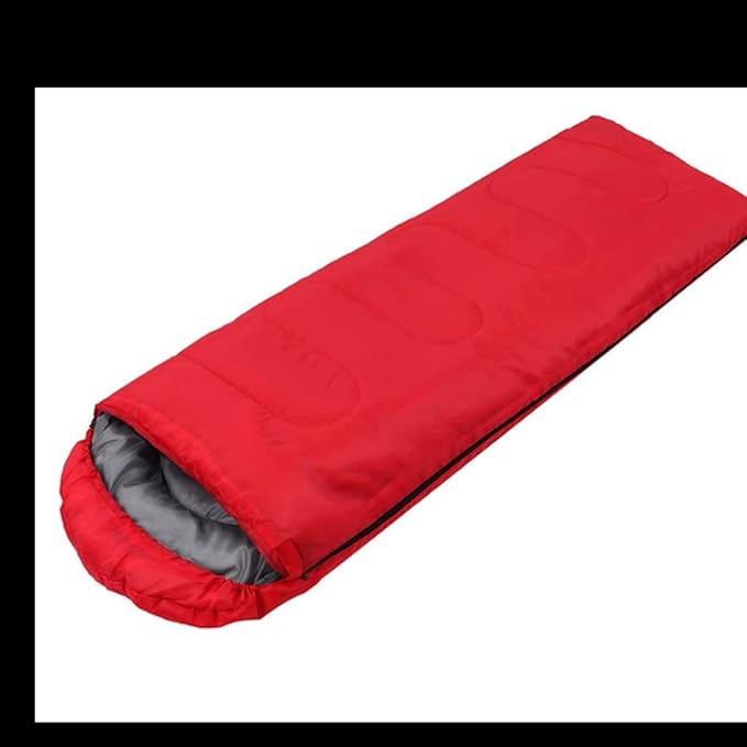 Sleeping Bag with Compression Sack Envelope Portable and Lightweight for 3-4 Season Camping Hiking Traveling Backpacking and Outdoor Activities (Single)