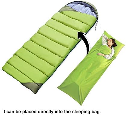 Sleeping Bag Liner Cotton Lightweight Travel Sleep Sack Sleeping Sheet for Adults Camping Hiking Picnic Travel Hotel Backpacking