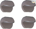 Outdoor Deck Lights LED Landscape Lighting Low Voltage 12V AC/DC Cast Aluminum Patio Post Step Lights Fence Retaining Wall Mounting Light Warm White Textured Bronze Finish Pack of 4