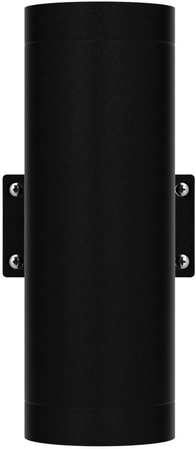 White &amp 16 Color Wall LightsColor Changing Wall Sconces Set of TwoRGB Up and Down Wall Lamp with Remote for PartyGame DecorationIndoorPorchGallery 2Pack (Black)