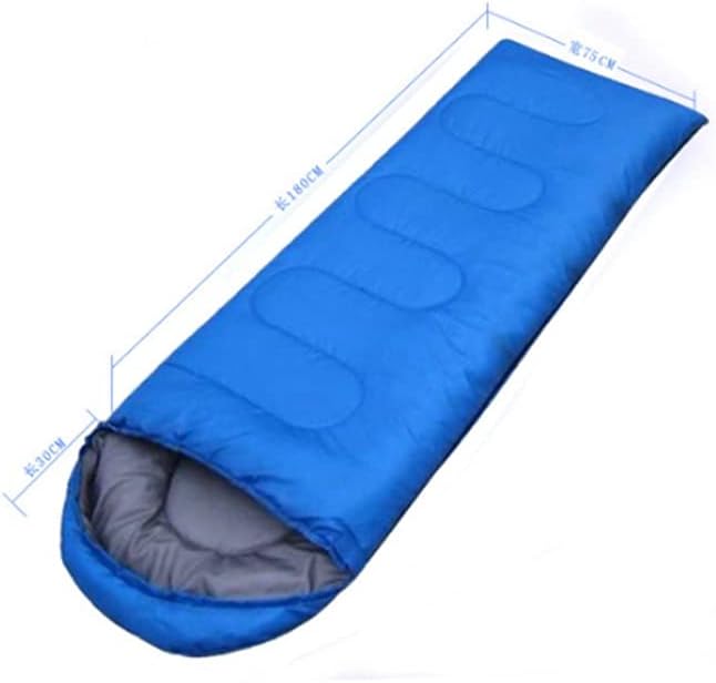 Splicing Sleeping Bag Breathable Adjustable Outdoor Travel Rectangular Sleep Sack 0-20 Degree Slumber
