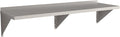 16 Gauge Stainless Steel 18 x 60 Heavy Duty Wall Shelf