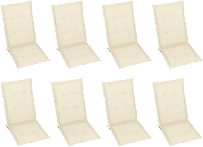 8-Pack Garden Recliner Chairs Set Grey Solid Acacia Wood 5-Position Folding Outdoor Lounge Chairs Weathered Finish for Patio Balcony Terrace Lawn 27.6 x 22 x 43.3 in