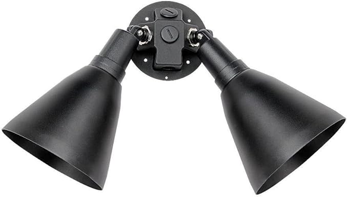 Maxim Spots-2 Light Outdoor Wall Mount in style-17.75 Inches Wide by 13 inches high-Black Finish