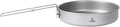 SILVERANT Camping Plate Titanium Pan Dish Plate with Handle &amp Mesh Bag Large Reuseable Ultralight Dinner Plate for Camping Outdoors Backpacking (750ML)