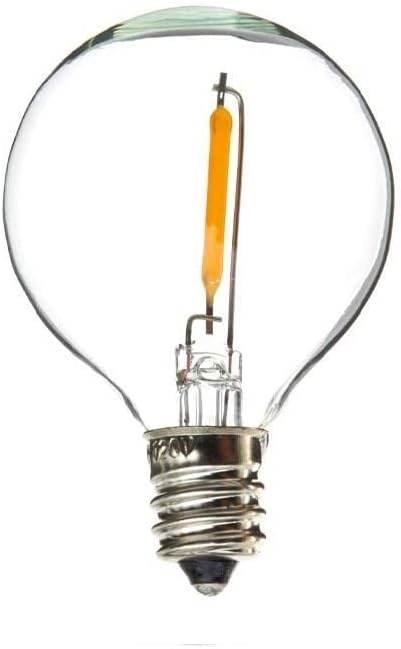VOLT Indoor/Outdoor 120V E12 LED Bistro Lights (Black) 25 Feet