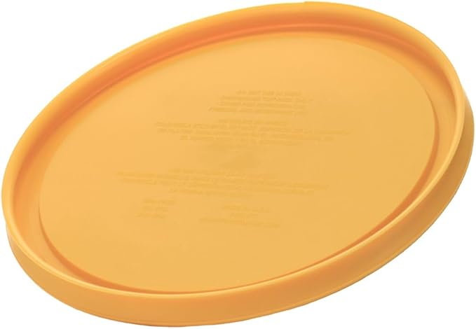 Pyrex 7401-PC 3 Cup Lemon Drop Yellow Food Storage Replacement Lid (4-Pack) - Made in the USA