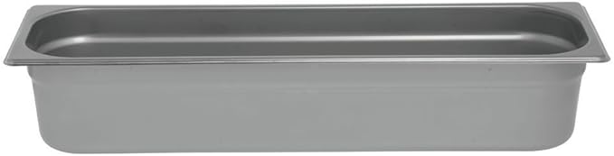 HUBERT Steam Table Pan Hotel Pan 1/2 Size Long Stainless Steel - 4 D