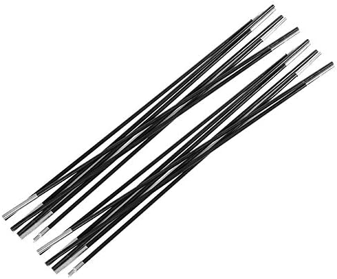 Tent Pole Fiberglass Adjustable Tarp Rod and Tent Poles Awning Frames Kit for Camping Outdoor Support