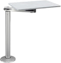 Manufacturers' Select ITC RV Side Table with MOD with Cypress Floor Mount Table Leg System (Roman Marble Table Top w/Silver MOD with Cypress Table Leg)